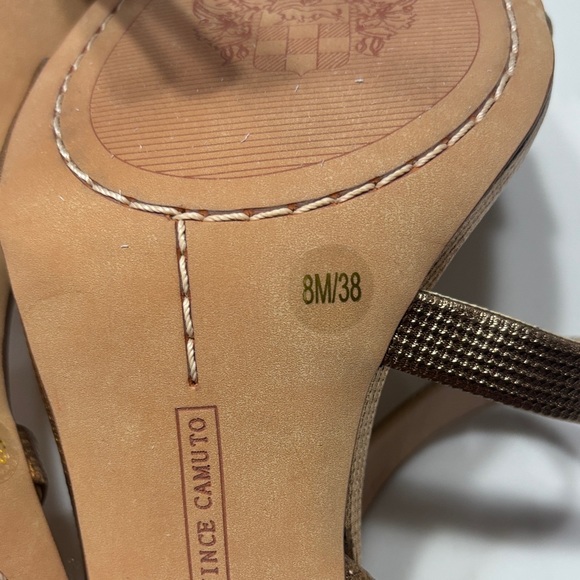 Vince Camuto Women's Shimmering Bronze Heels - Picture 13 of 13